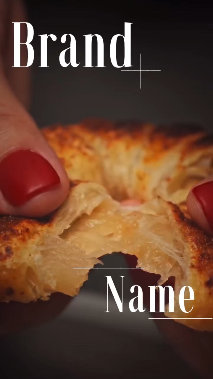 Modelo de vídeo de lanche