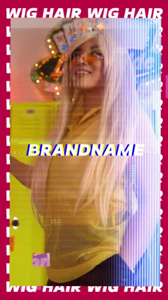 Wig Gamit ang Display ng Proseso 
