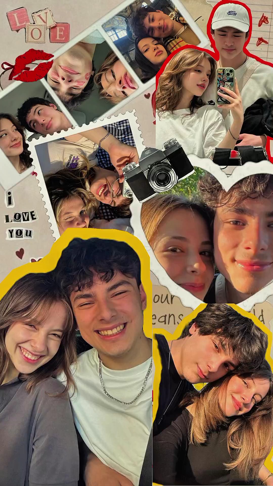 Fond d'écran de collage