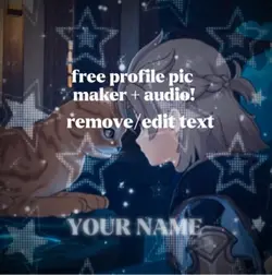 profile pic maker!