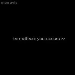 MES meilleurs youtub