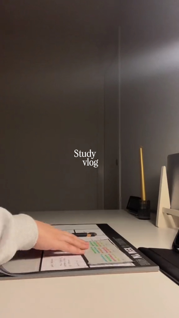 Vlog de estudio
