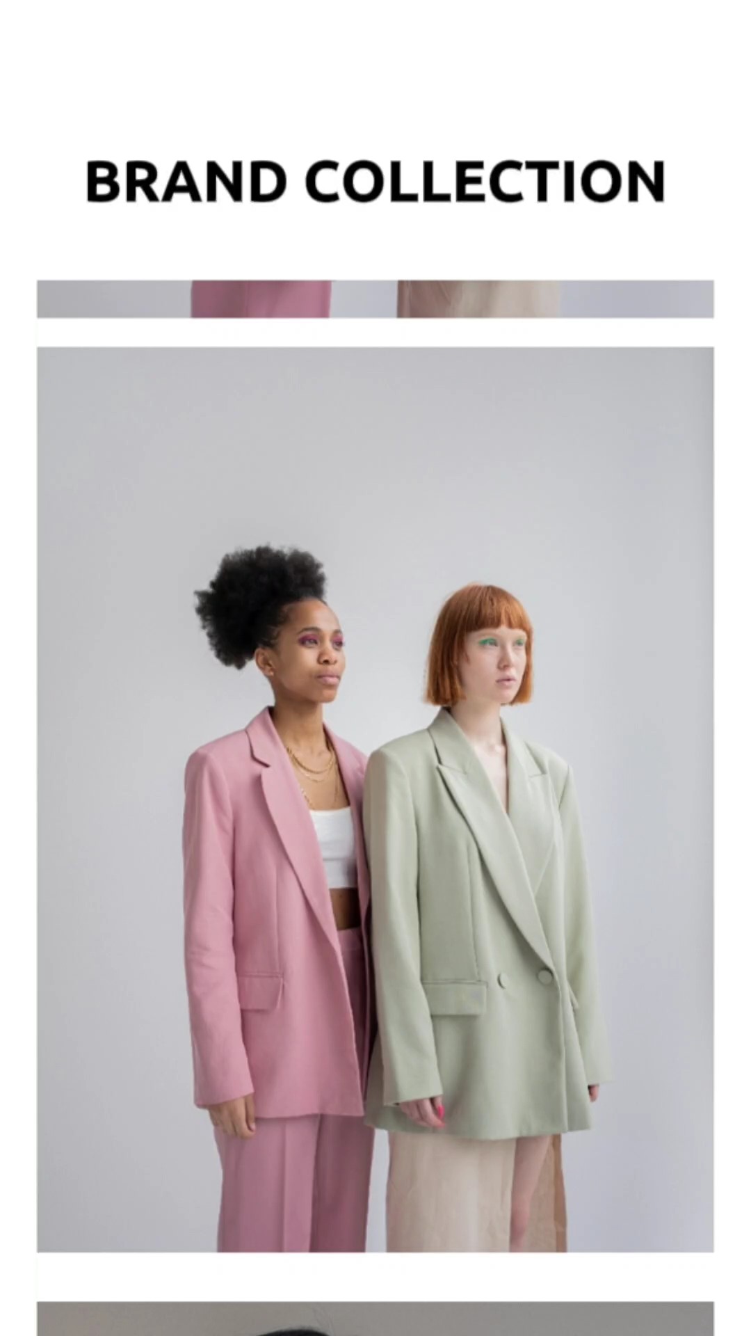 Exibição de produtos de roupas Estilo TikTok
