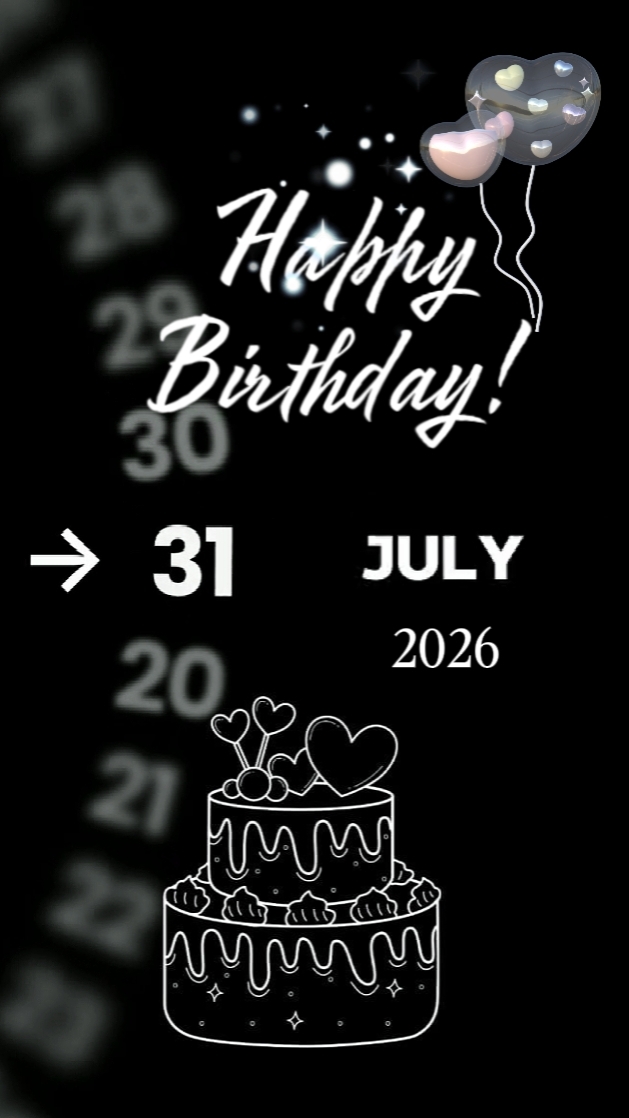 31. JULI GEBURTSTAG 