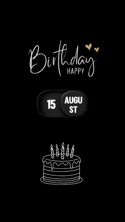 BIRTHDAY 15 AUGUST