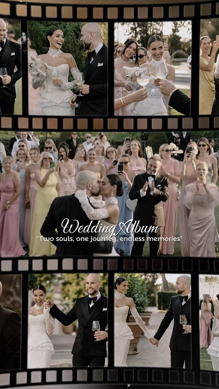 Rolo de filme de casamento