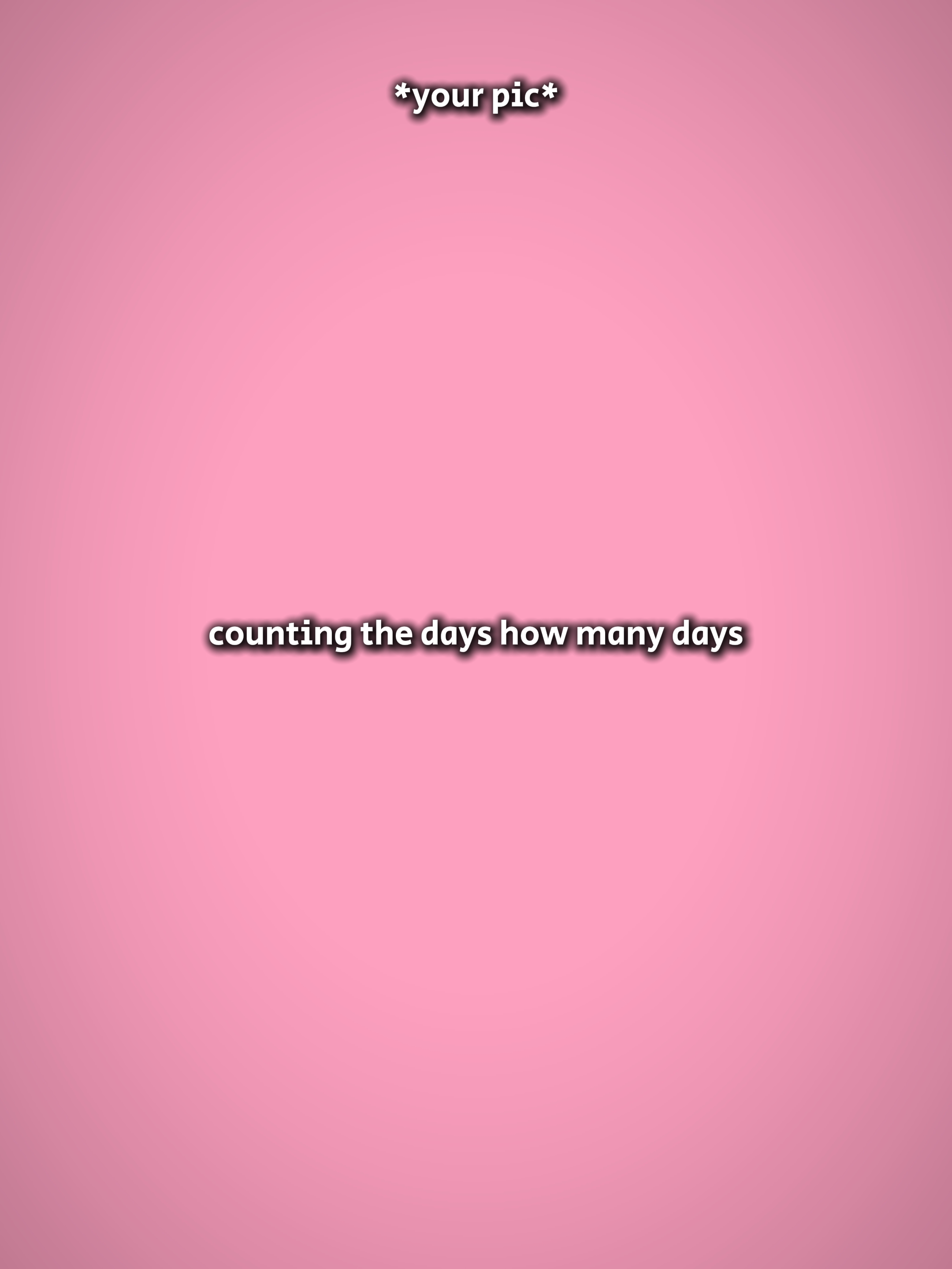 counting the days 