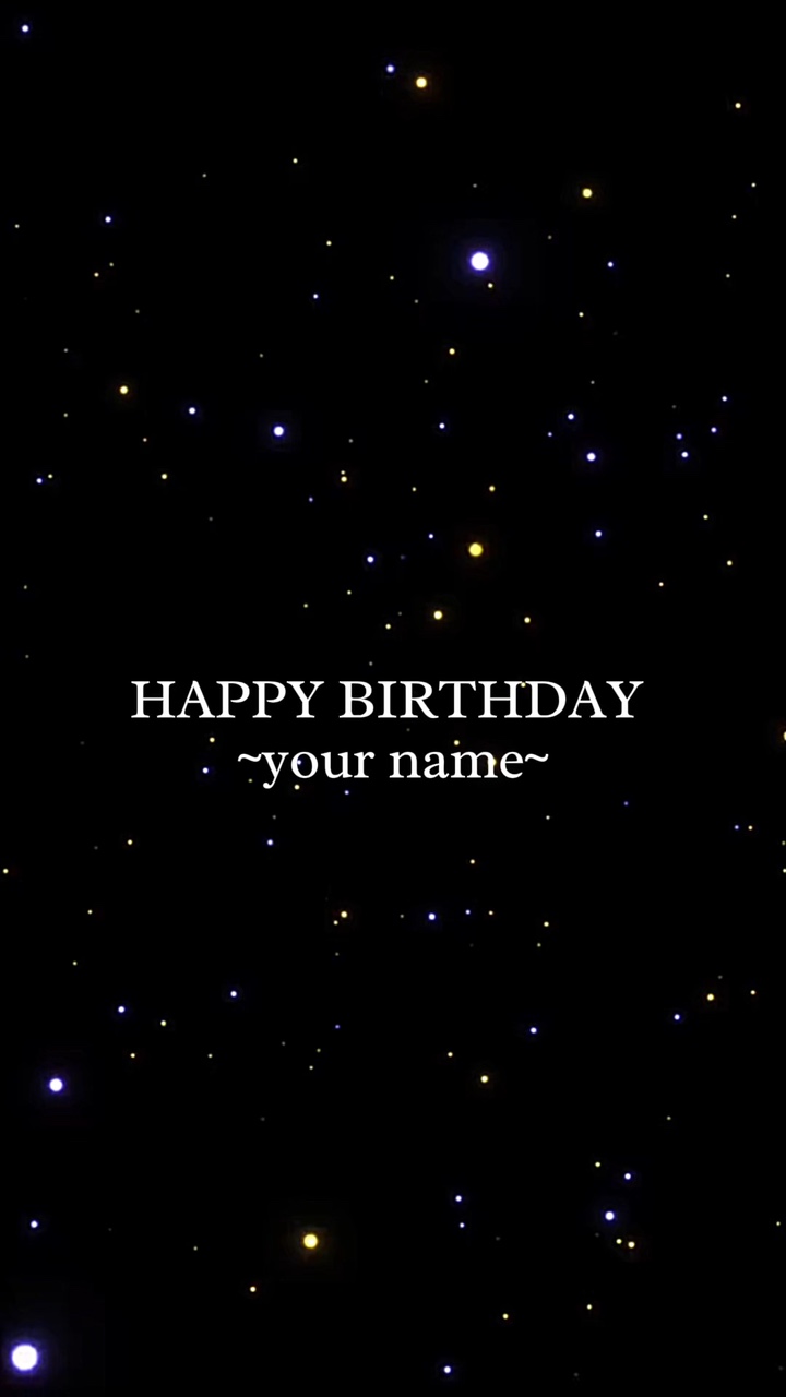 Happy birthday 🥳