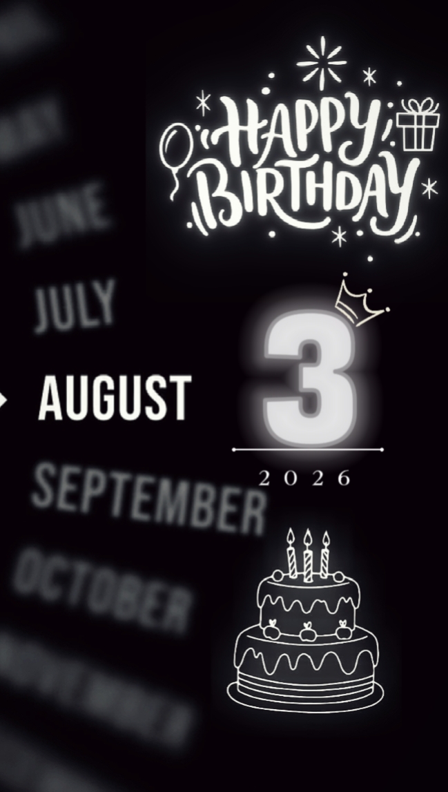 BDAY BESTIE 3 AĞUSTOS
