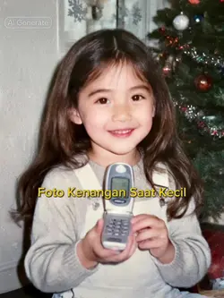 Foto Masa Kecil AI