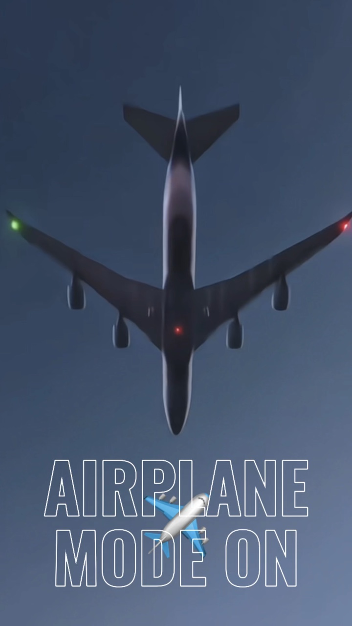 FLUGZEUGMODUS EIN ✈️✈️