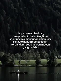 daripada memberi tau