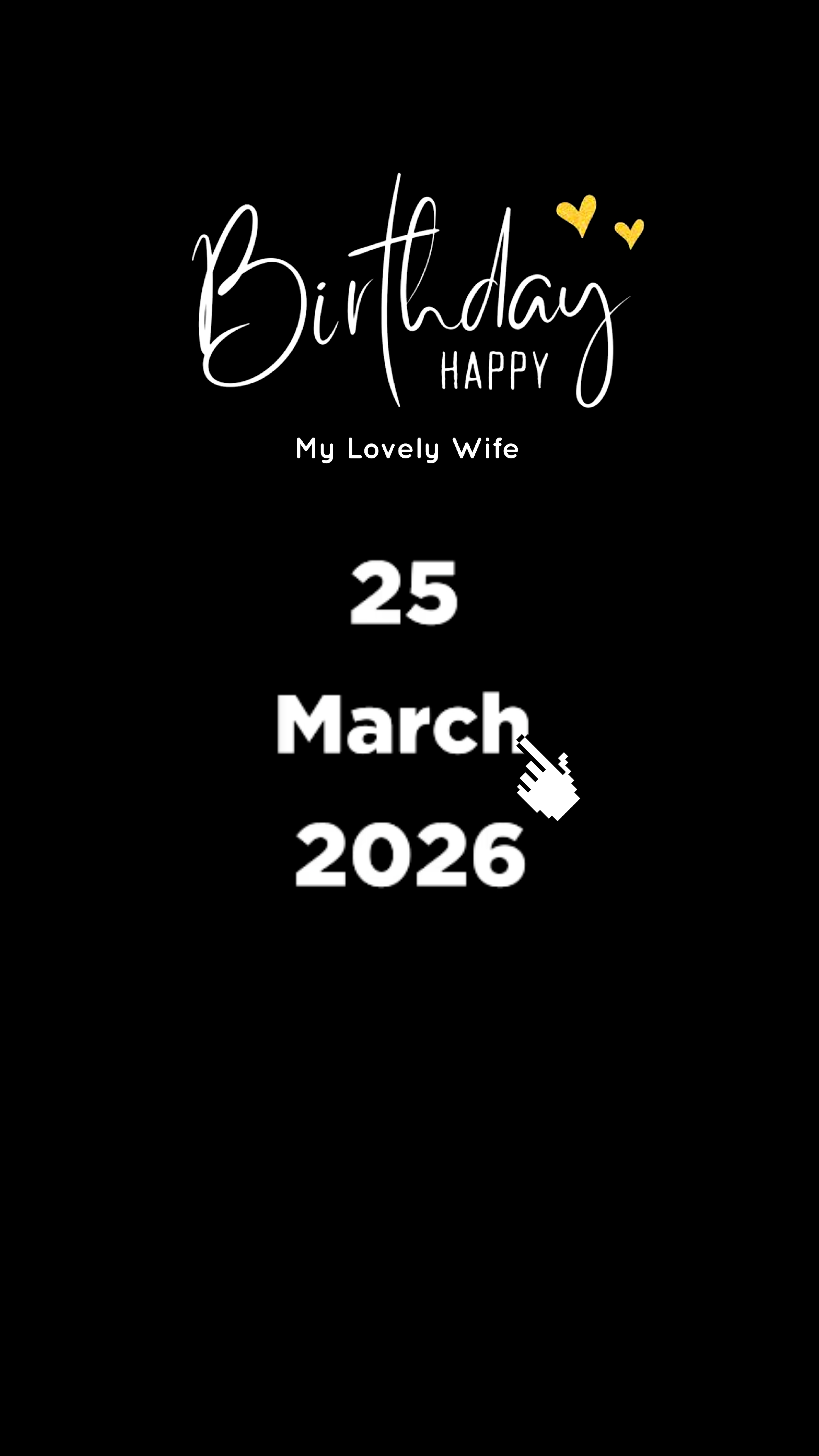 HBD ISTRI 25 MARET