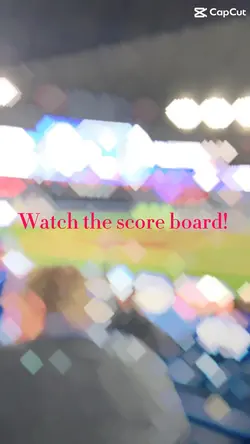 Watch the scoreboard