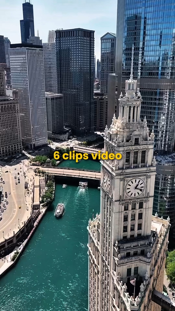 6 clips vidéo