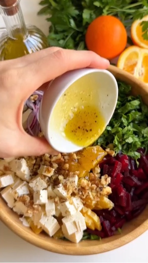 Making salad