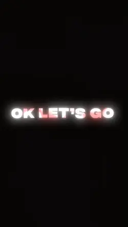Ok let’s go