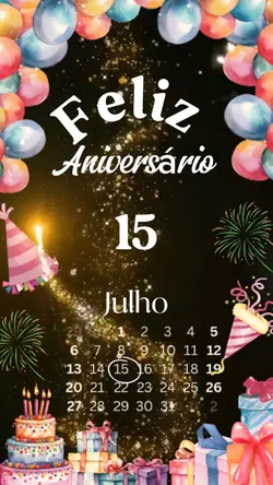 Aniversário 15 julho