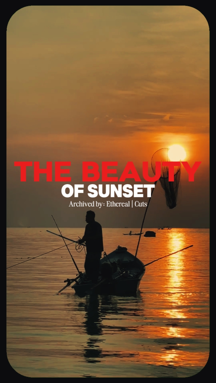 Beleza do pôr do sol