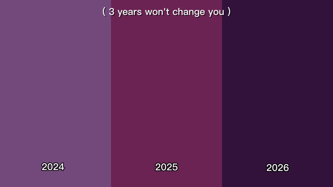 3Jahre ändern