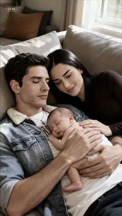 Couple with baby