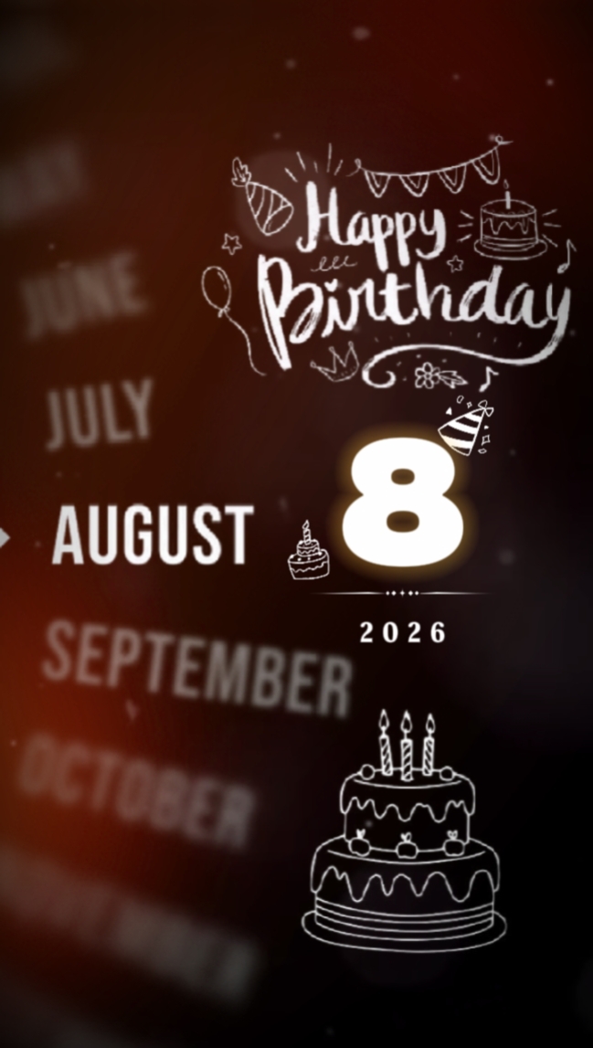 ULANG TAHUN SAHABAT 8 AGUSTUS