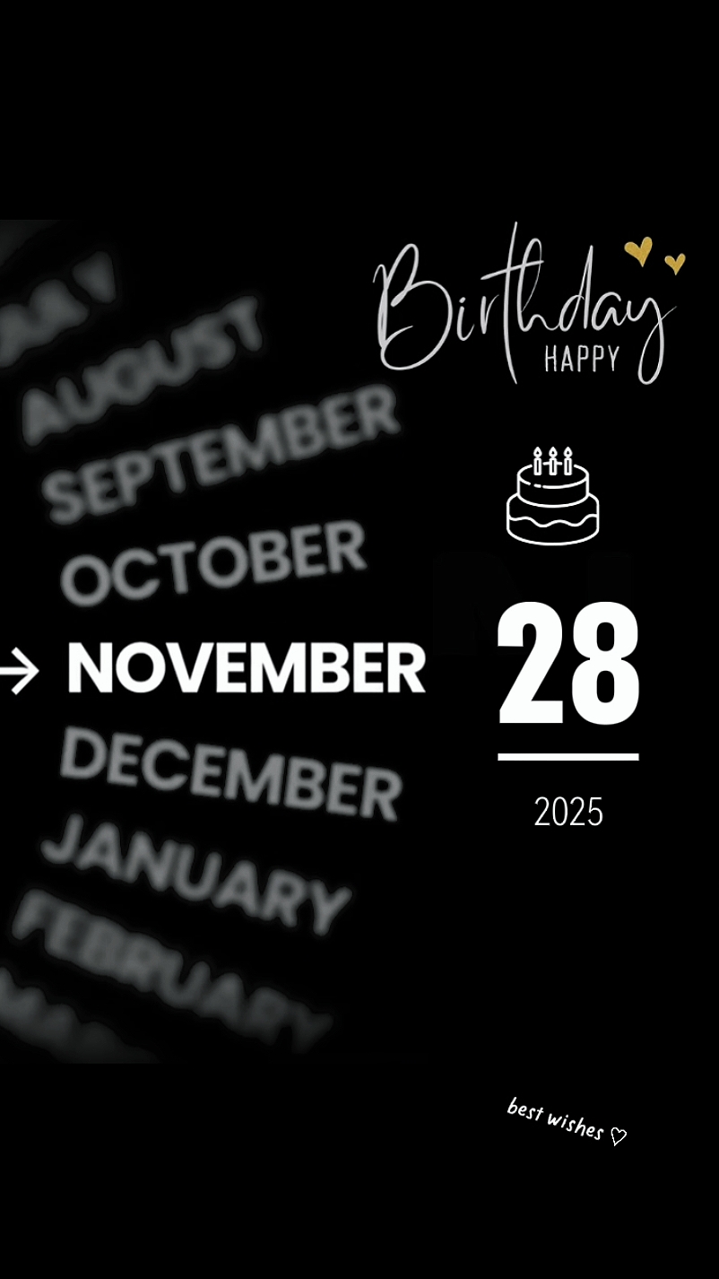 Birthday 28 November