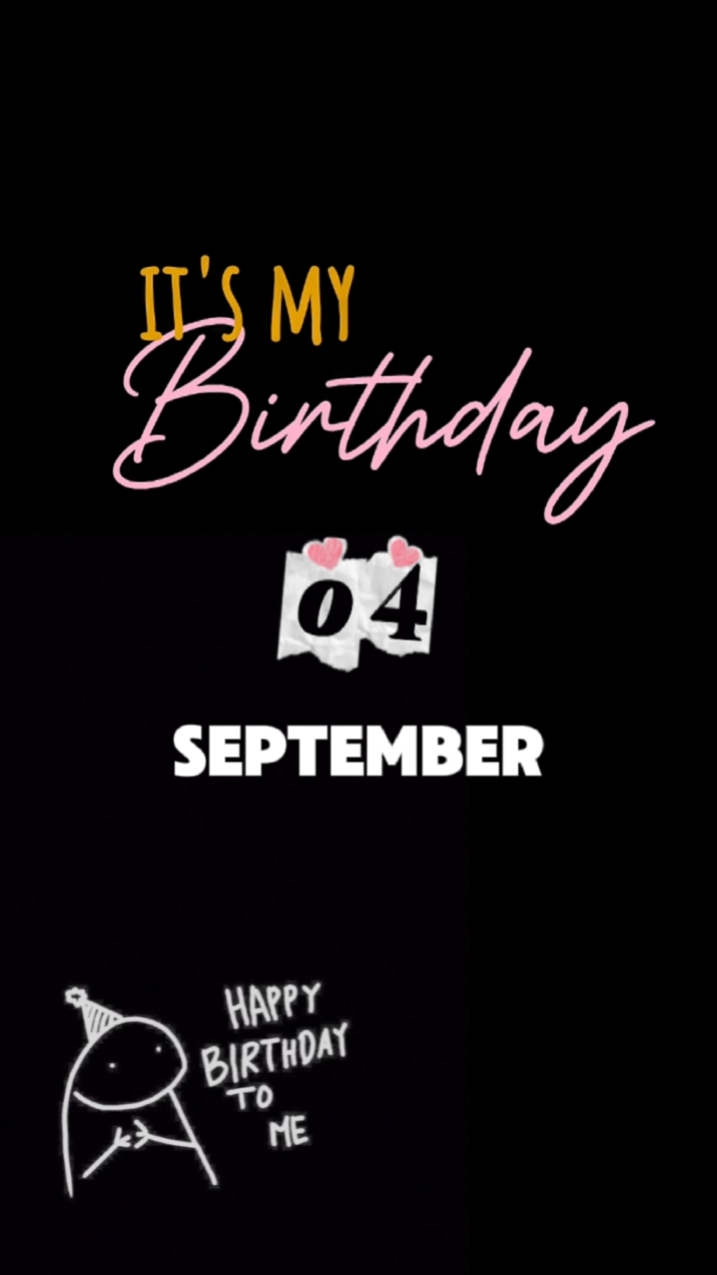 HBD 04 SEPTEMBER 