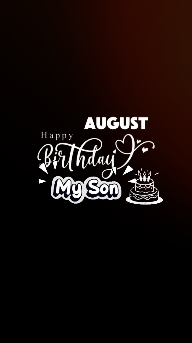 Birthday my son