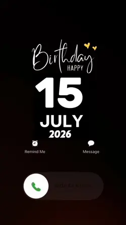 Hbd 15 July 2026