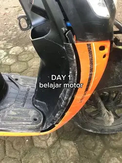 day 1 belajar motor