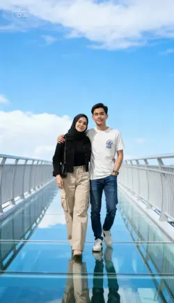 AI Di jembatan kaca