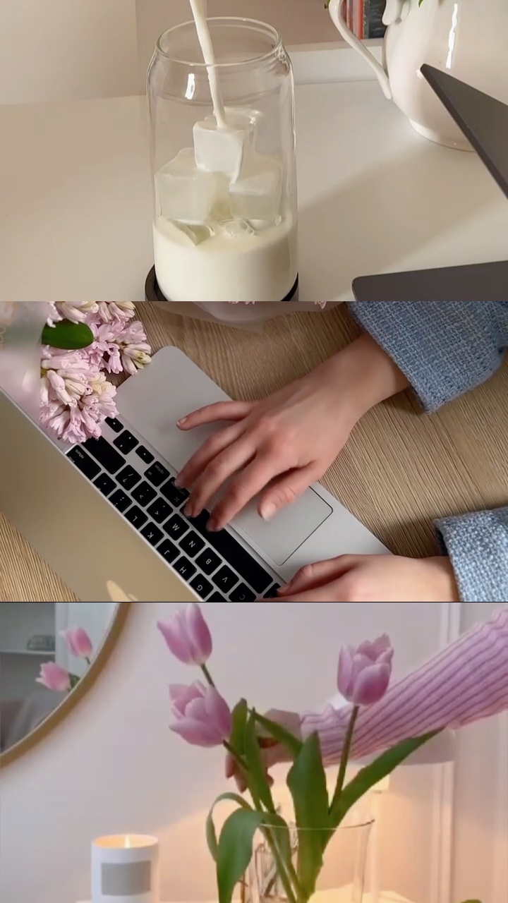 3 collage de videos
