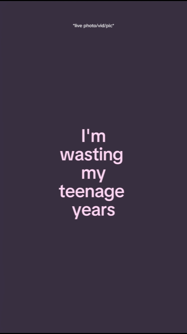I'm wasting 