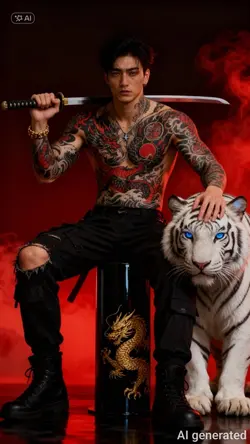 Xăm mình và hổ AI