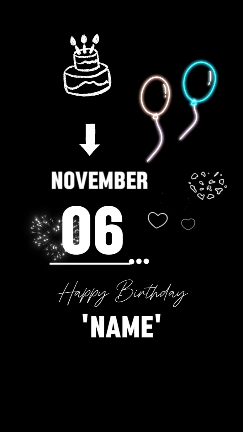Template ulang tahun