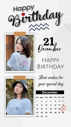 21 DECEMBER BIRTHDAY