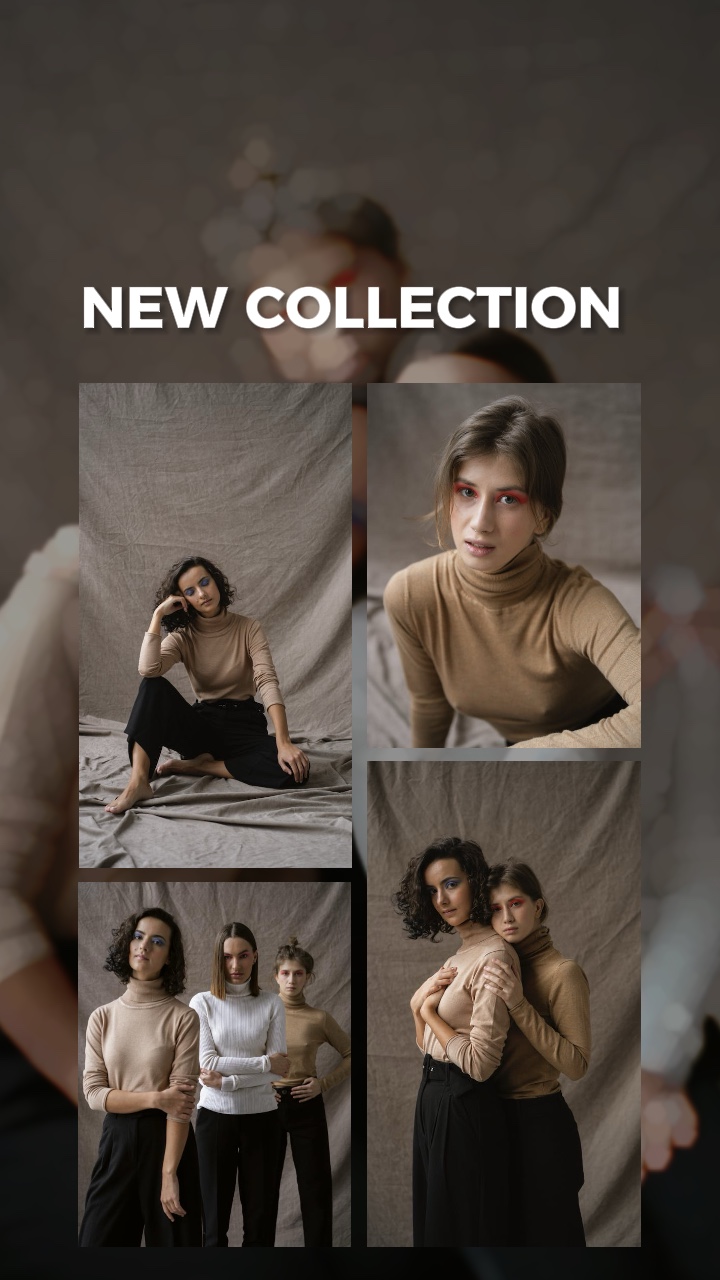 Damenmode Marke Display TikTok Stil