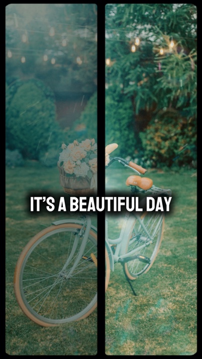 É um lindo dia