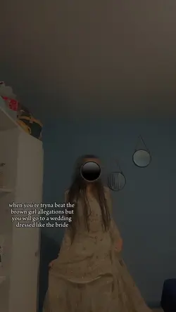 dressed like a bride