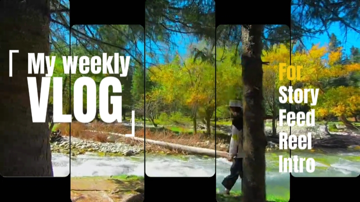 Bingkai Vlog estetis