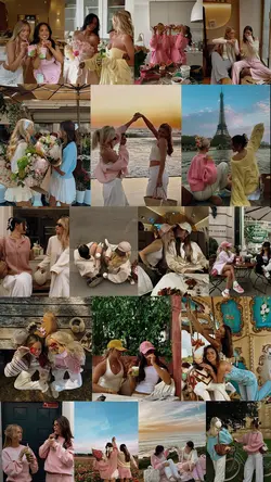 18 photos collage 