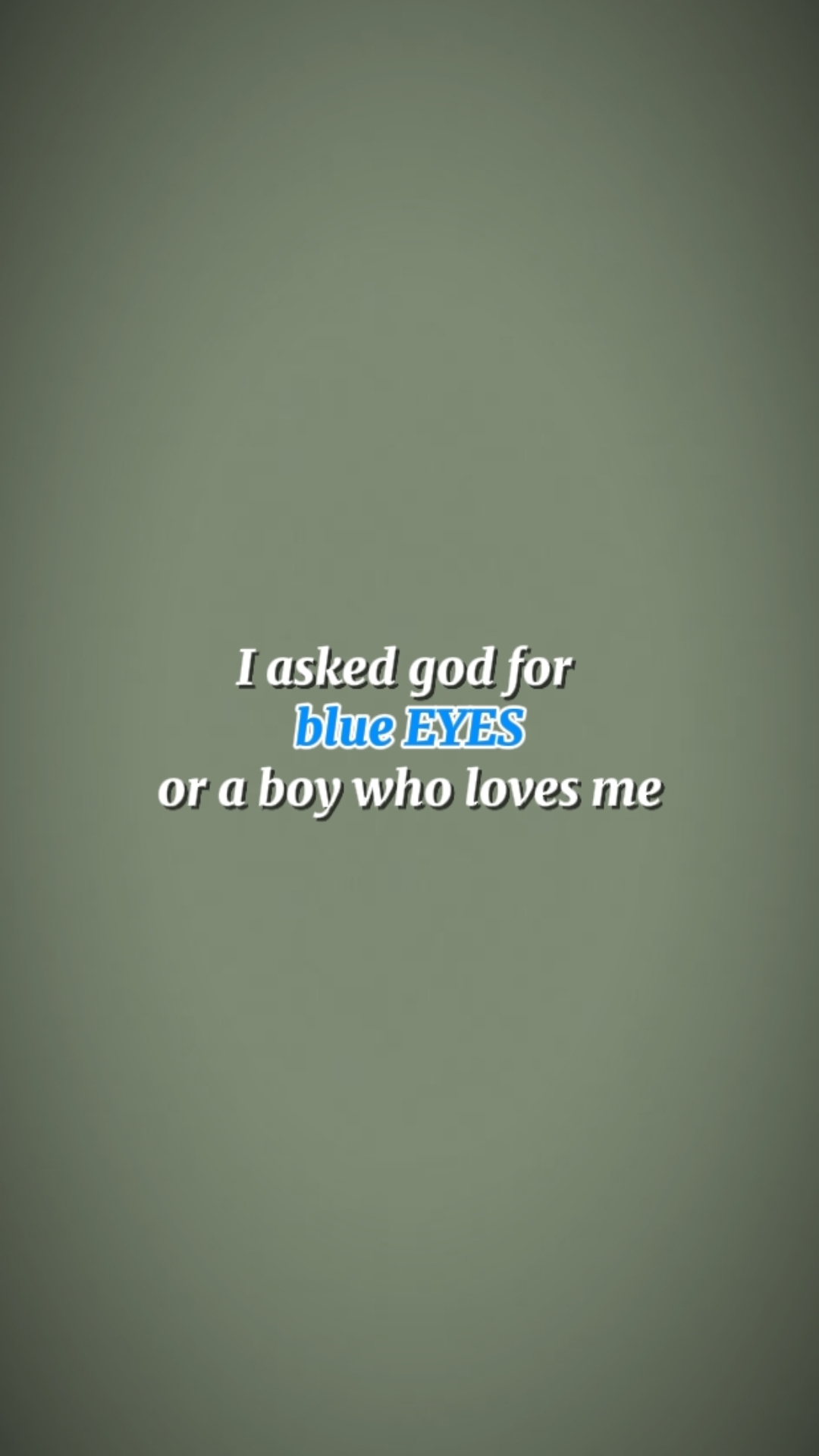 Blue eyes