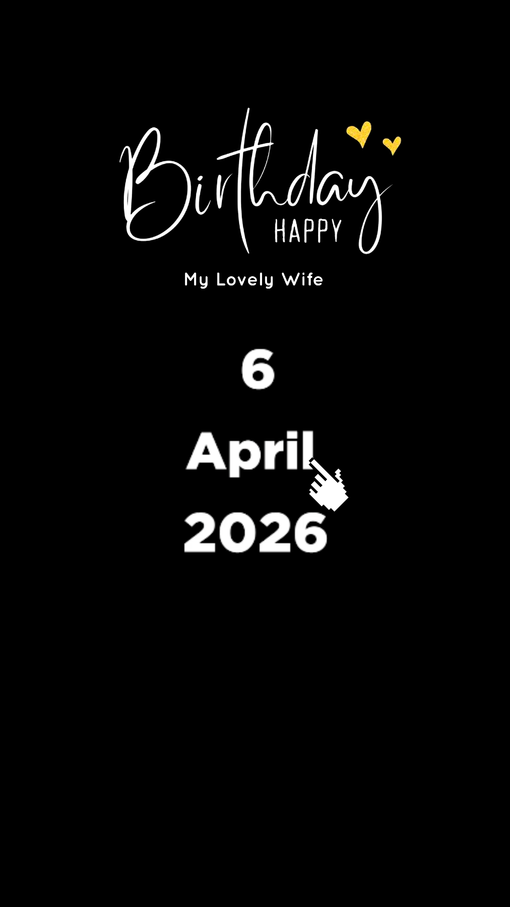 FELIZ CUMPLEAÑOS ESPOSA 6 DE ABRIL