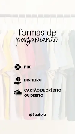 FORMAS DE PAGAMENTO