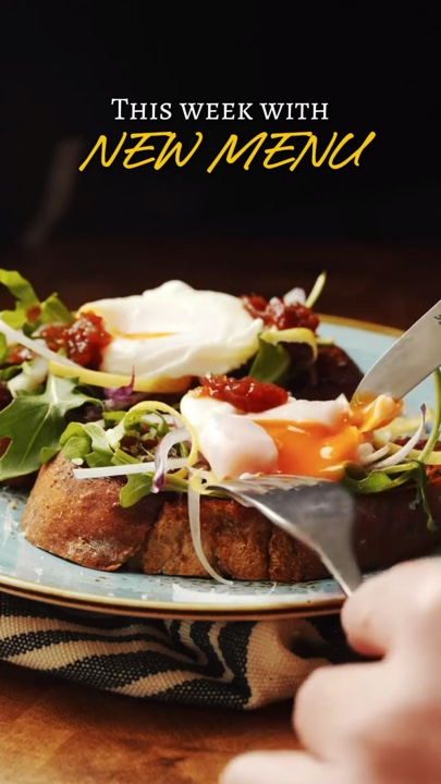 New menu: Food