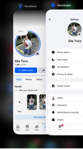 fb&mess ios overlay