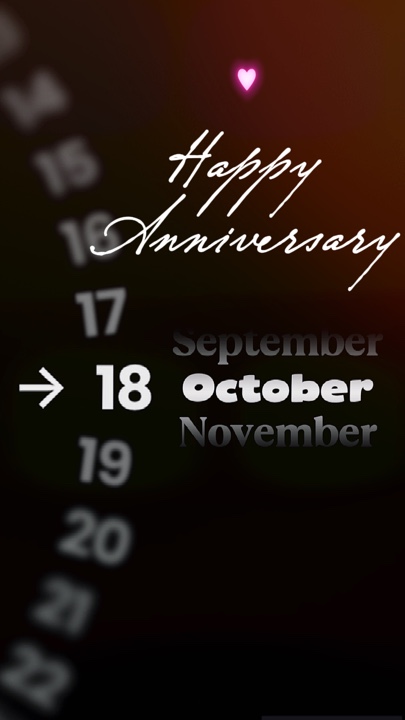 Anniv 18 October 
