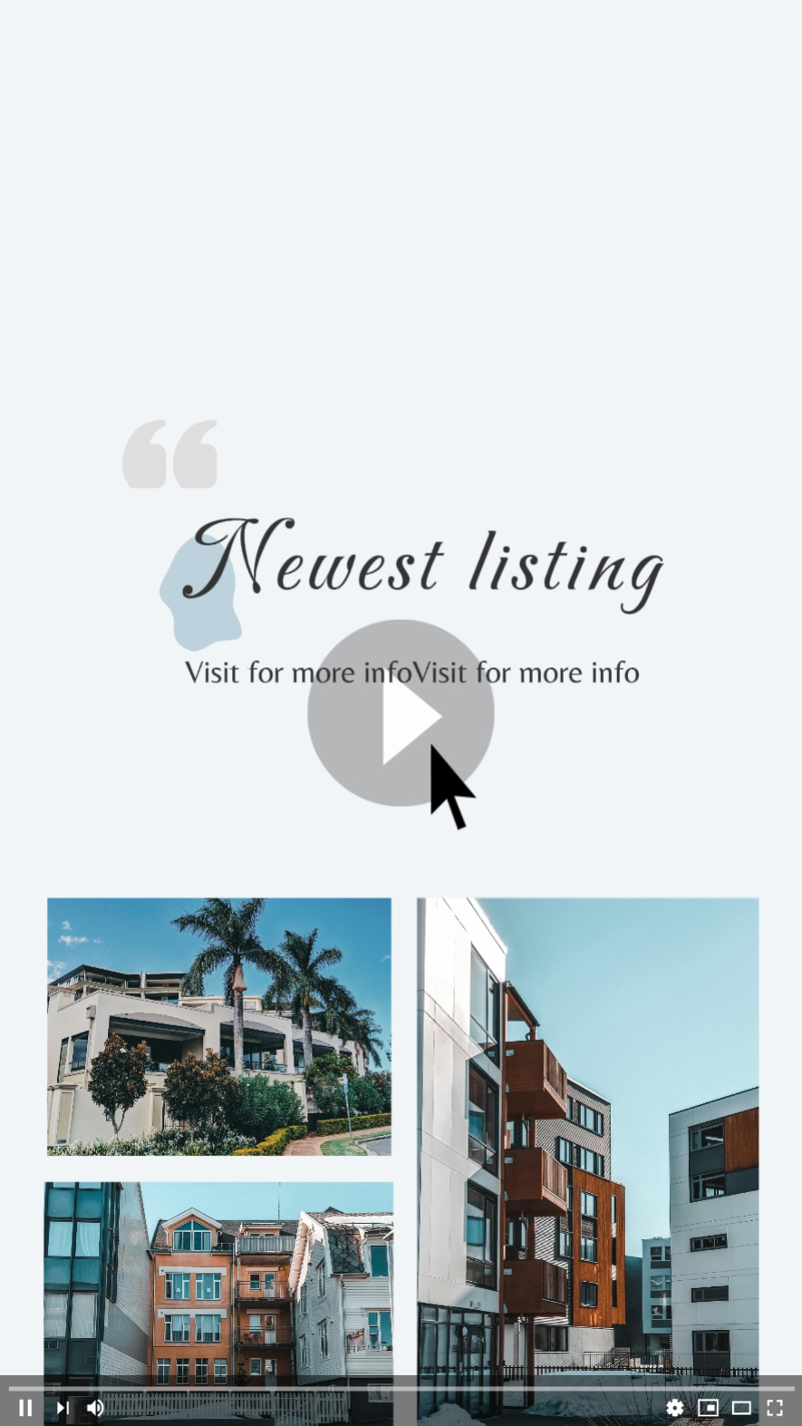Industriya ng Real Estate Simple UI Design Business Templates