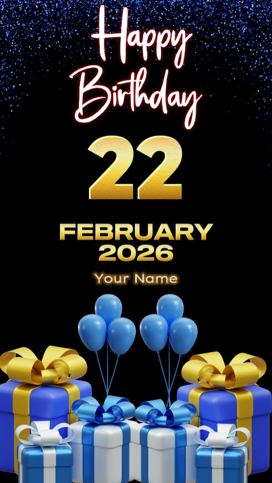 ANNIVERSAIRE LE 22 FÉVRIER